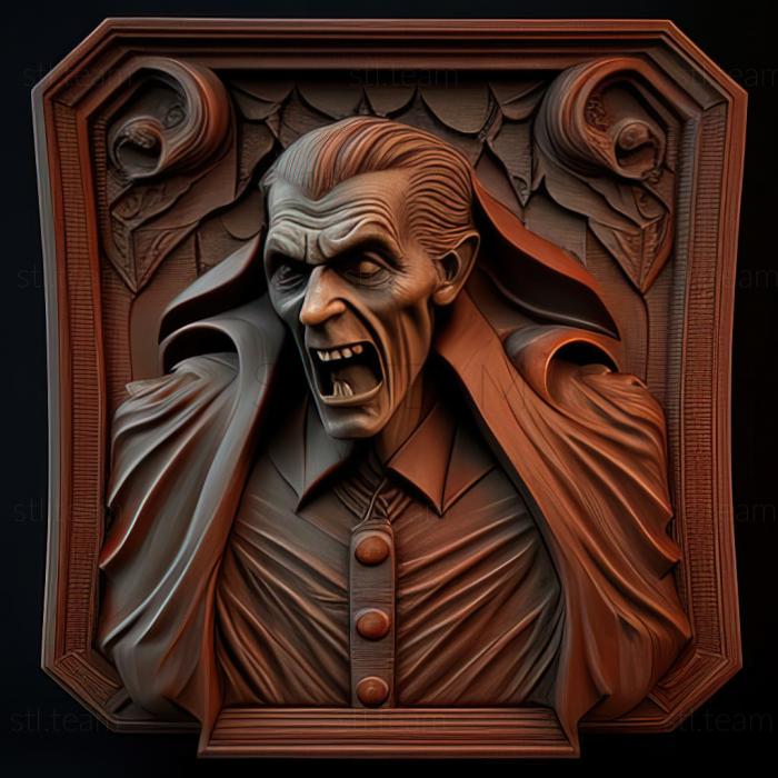 3D model Dracula Bram Stoker 1897 (STL)